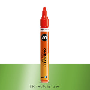 226 METALLIC LIGHT GREEN Marker Molotow 227HS - 4mm