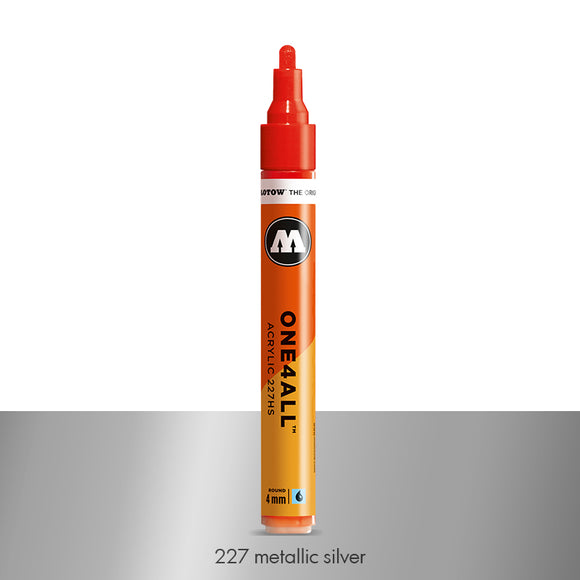 227 METALLIC SILVER Marker Molotow 227HS - 4mm