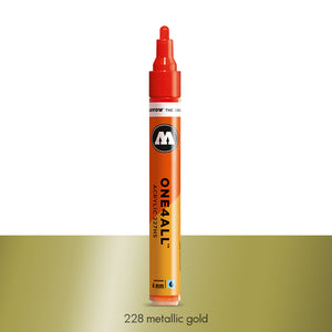 228 METALLIC GOLD Marker Molotow 227HS - 4mm