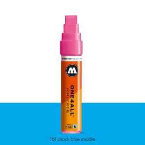 161 SHOCK BLUE MIDDLE Marker Molotow 627HS - 15mm
