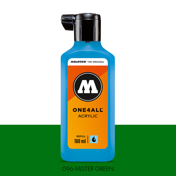 096 MISTER GREEN Refill 180ml One4All Molotow