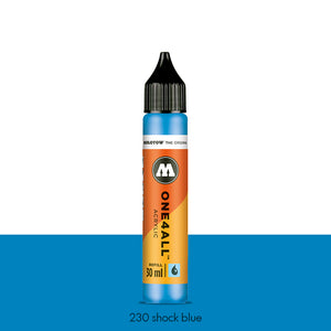 230 SHOCK BLUE Refill 30ml One4All Molotow