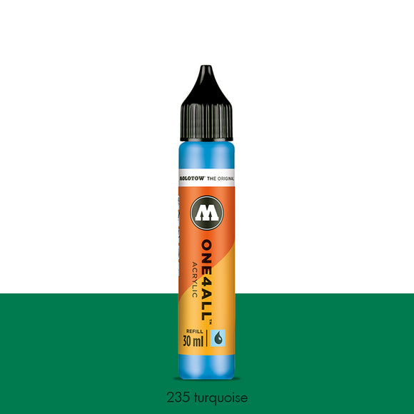 235 TURQUOISE Refill 30ml One4All Molotow