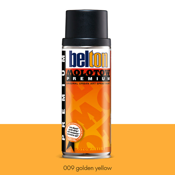 009 Golden Yellow - Belton Molotow Premium - 400ml