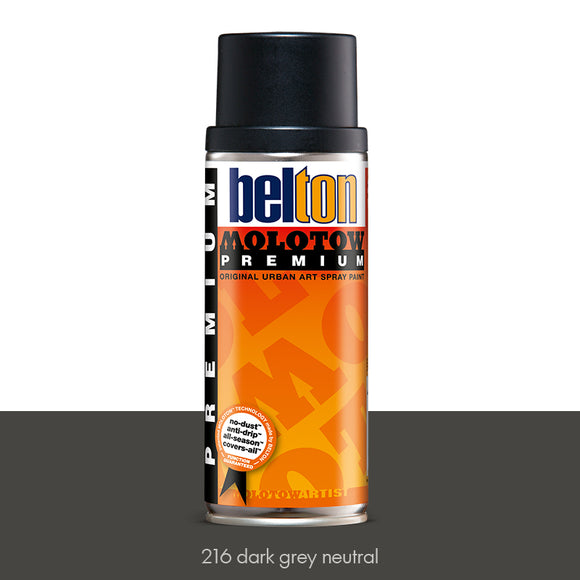 216 Dark Grey Neutral - Belton Molotow Premium - 400ml