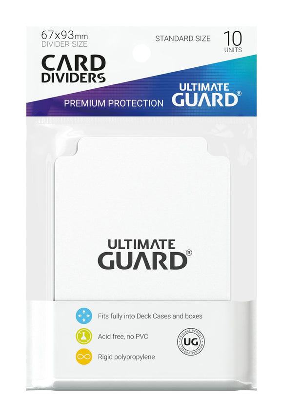Ultimate Guard - CARD DIVIDERS - White